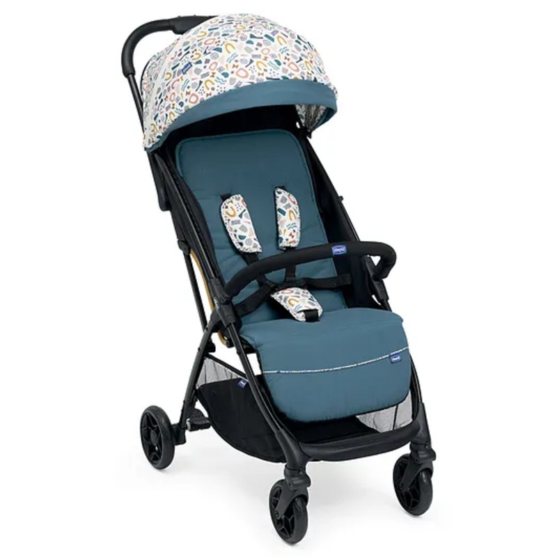 Chicco Joyful  Glee Stroller with Handle & Adjustable Backrest – Teal