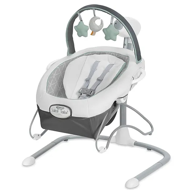 Graco Studio Derby Swing with Portable Rocker – Grey