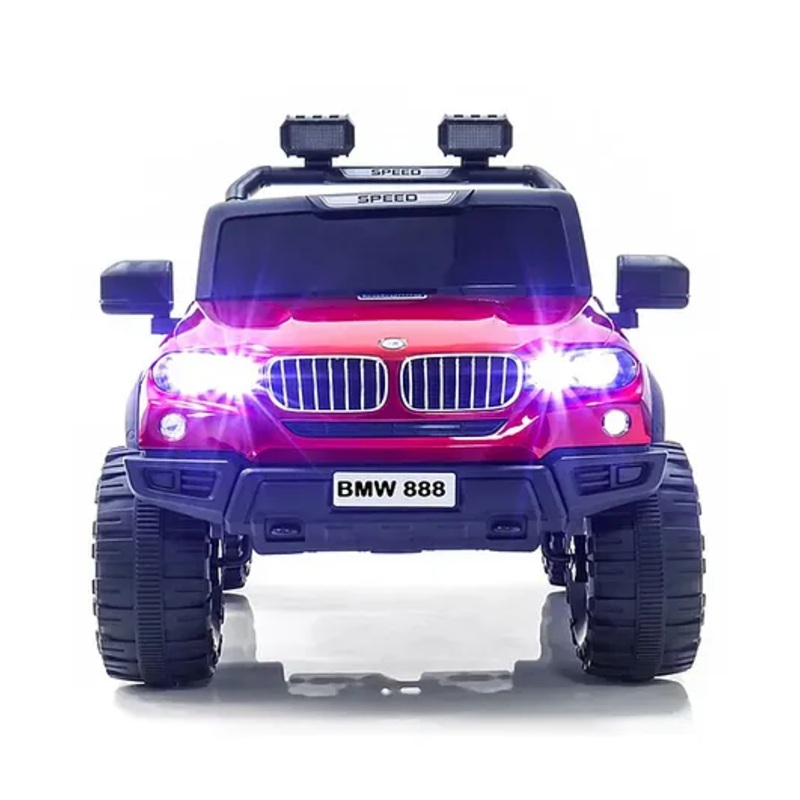 Little pup Battery Operated Ride On  Jeep with Music and Lights  Red