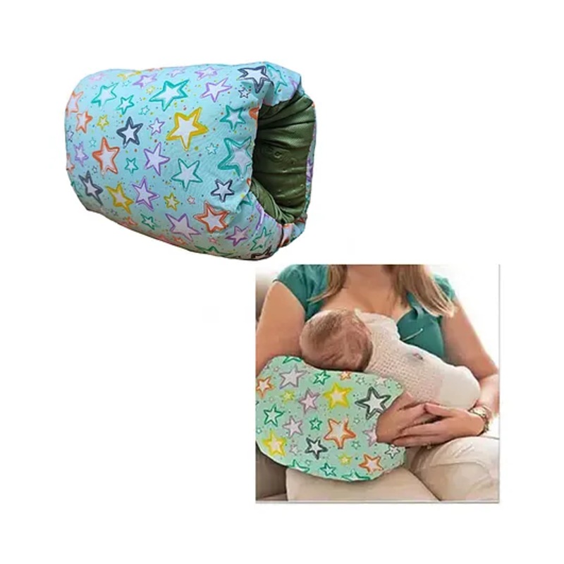MUREN Baby feeding Arm Pillow for New Born Nursing-Multicolor(Color & Design May vary)- Pack of 1