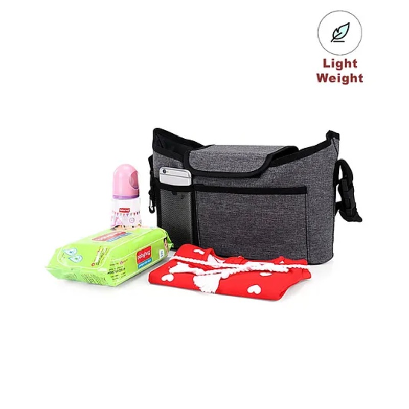 Stroller Organizer – Dark Grey| Easy to Install| Multi-purpose Storage