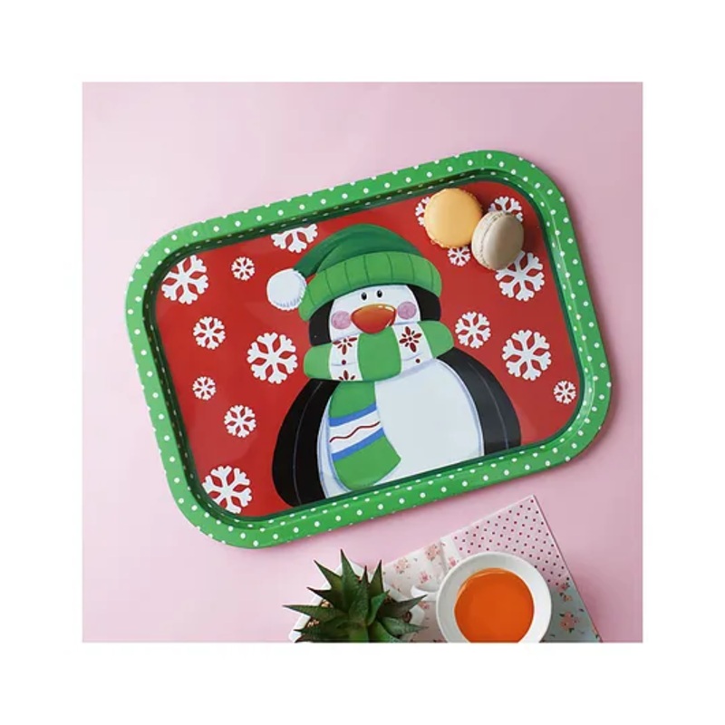 A Vintage Affair Snowman Tray  – Multicolor
