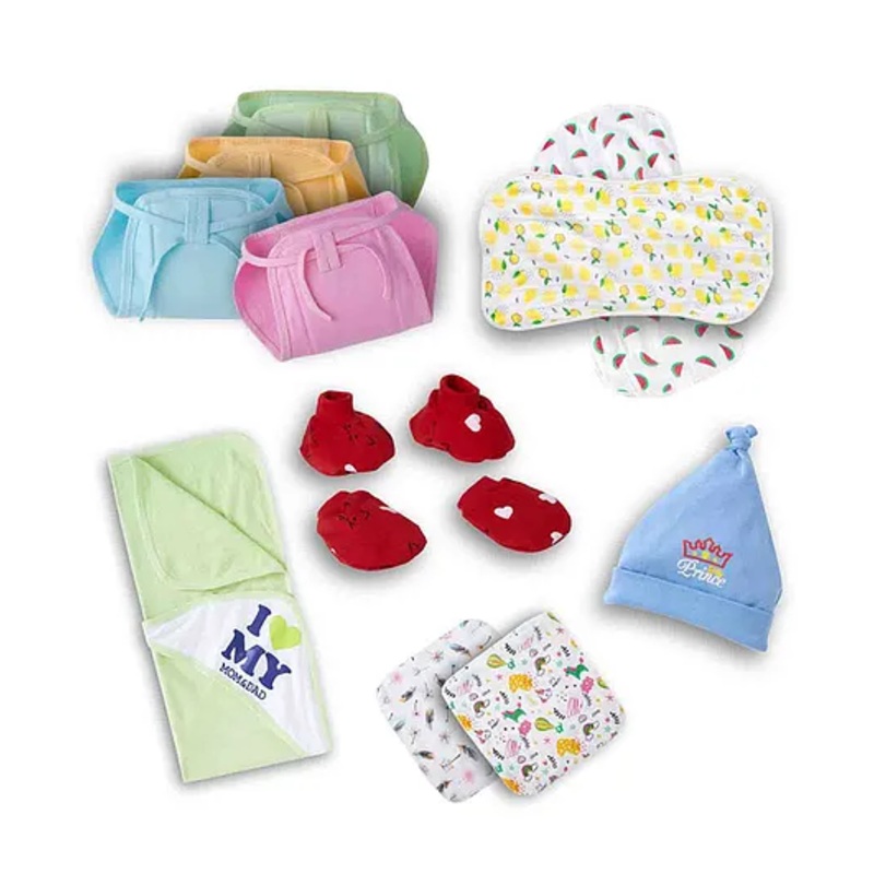 baby wish Infant Gift Set Printed – Multicolour