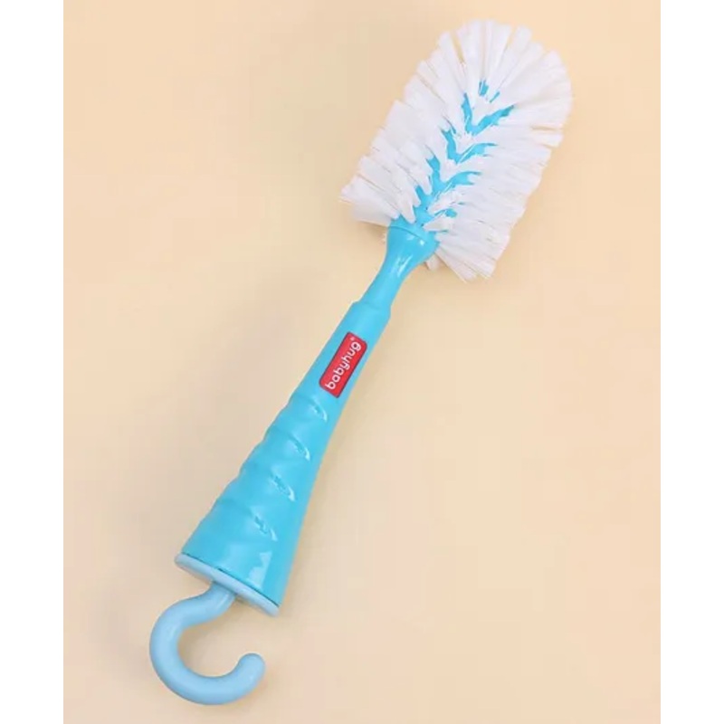 Babyhug Bottle Cleaning & Nipple Brush – Blue