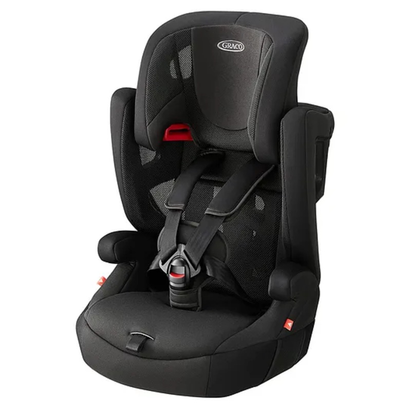 Graco  Airpop Adjustable Height Levels With Washable Child Seat Mode Baby Car Seat – Black