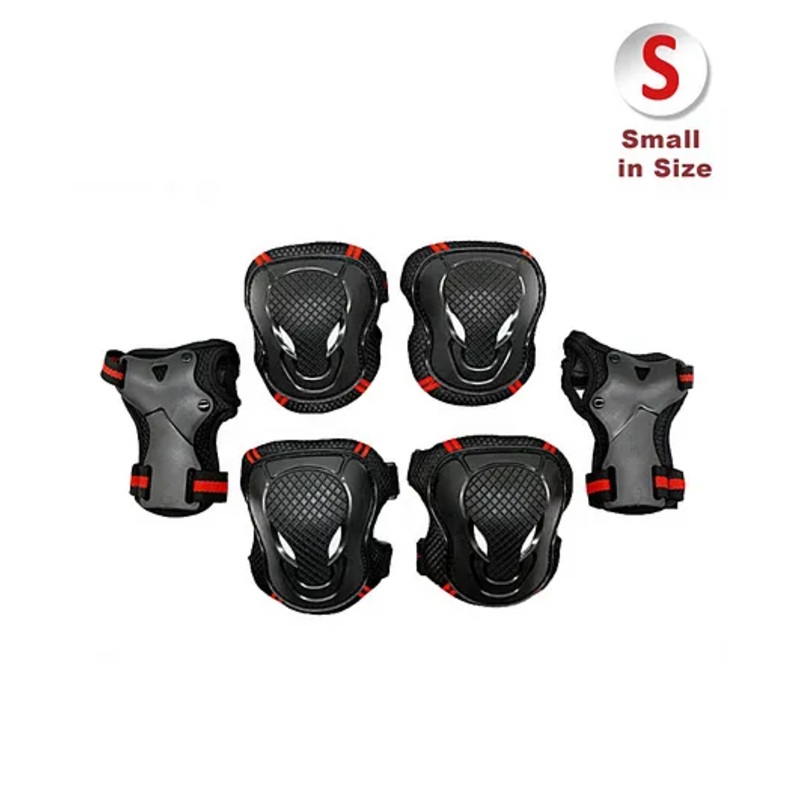 Pine Kids  3 in 1 Safety and Protective Gear Accessories Small Size – Black