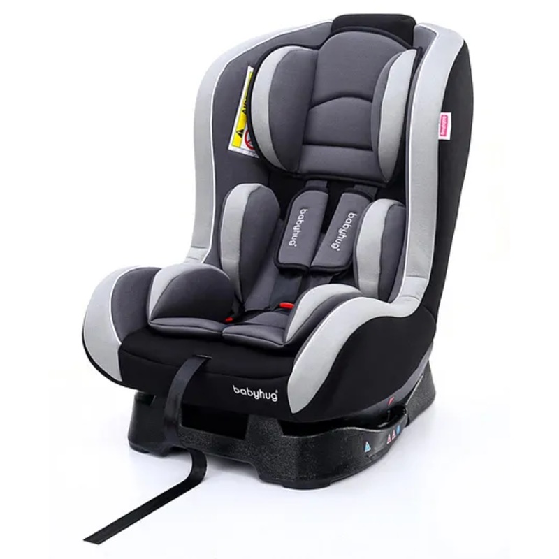 Babyhug Expedition 3 In 1 Convertible Car Seat with Recliner – Grey & White