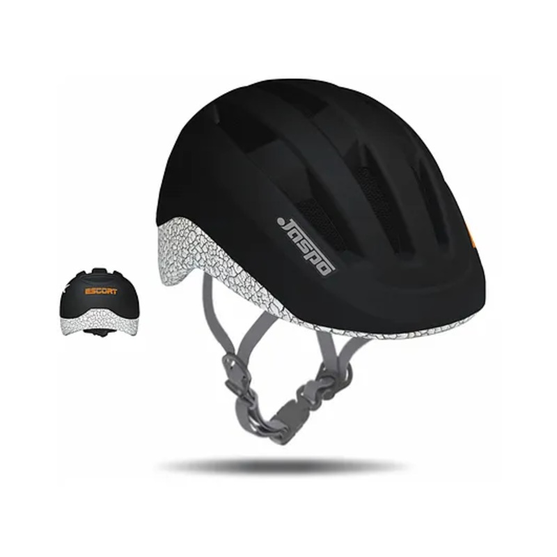 jaspo Escort Multi Utility Sports Helmet for Cycling, Skating, Skateboarding (Orange, Medium)