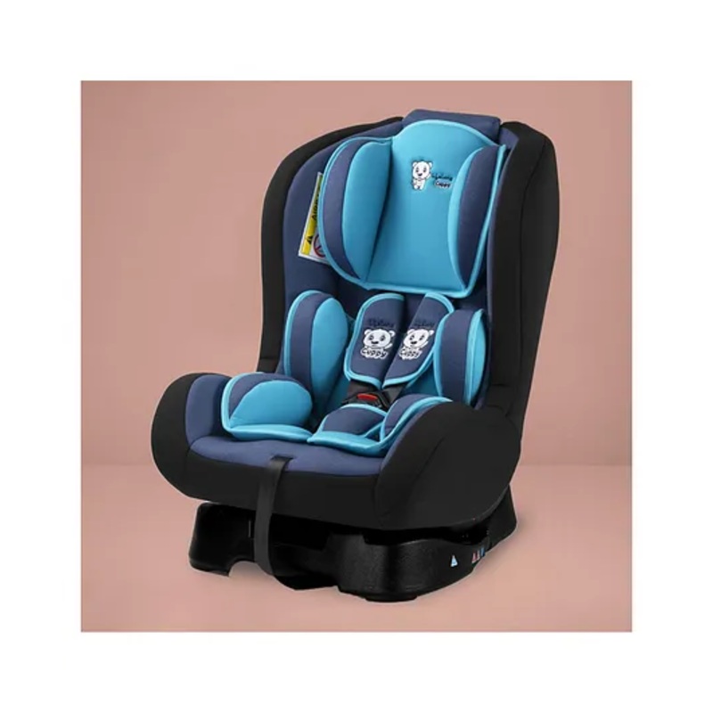 Lifelong Car Seat for Baby with Rear Facing Back Seat Mirror 0 to 7 Years, ECE Certified – 3 Recline Position with Super Comfy Soft Cushion & 5 Point Harness for Child Safety -Blue & Grey