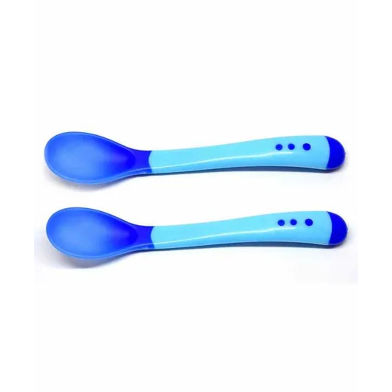The Little Lookers Temperature Sensing Spoon Pack of 2 – Blue
