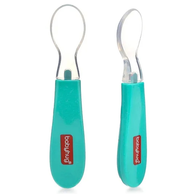 Babyhug Silicone Spoon Small Pack of 2 – Blue