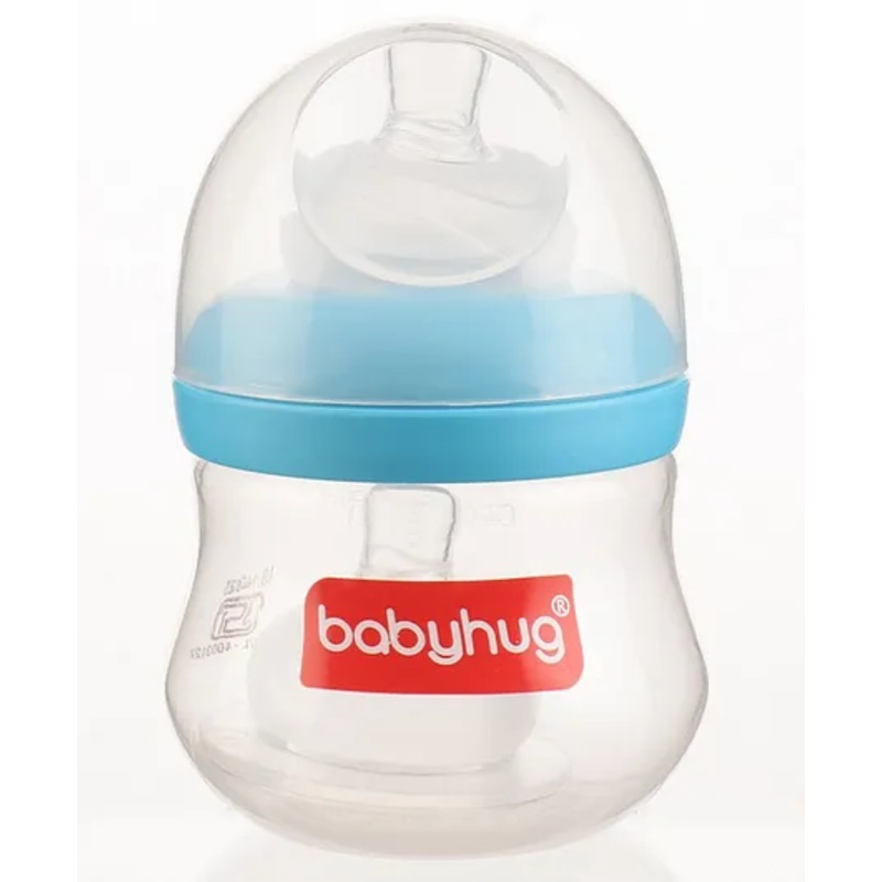Babyhug Wide Neck Feeding Bottle Blue – 125 ml