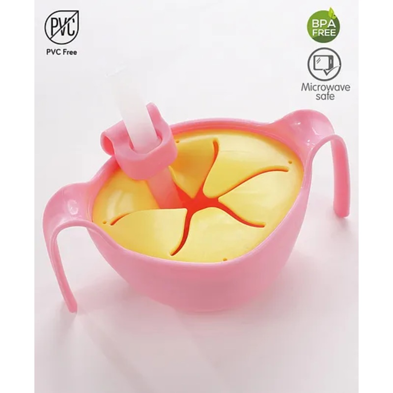 Bowl And Straw Set – Pink