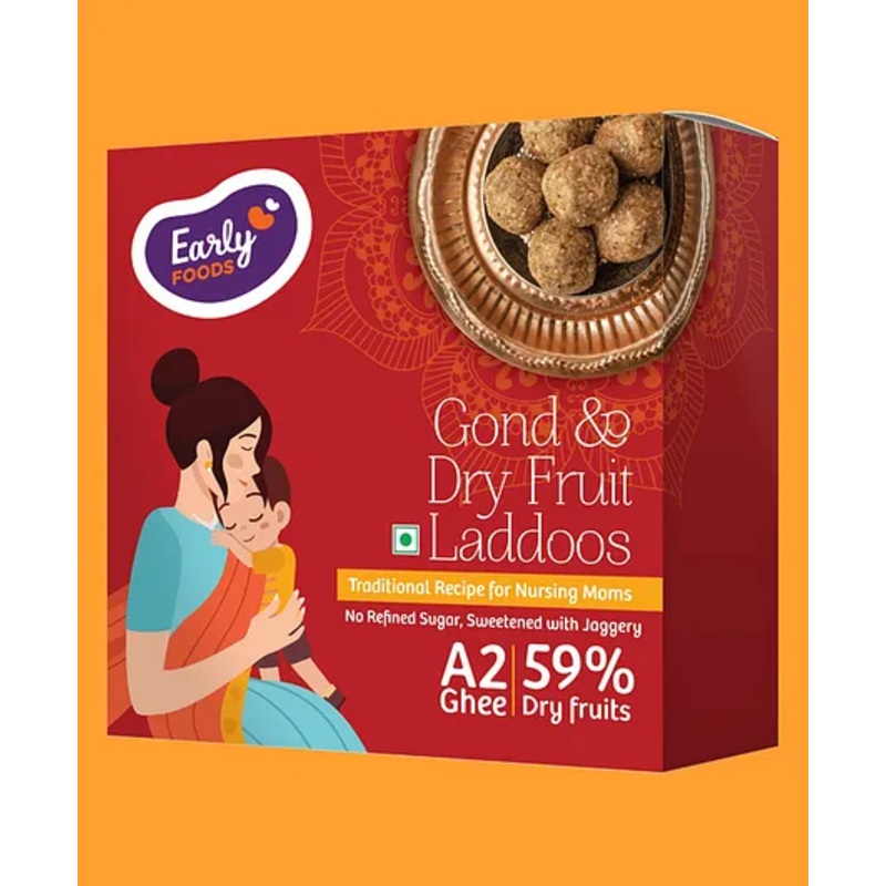 Early Foods Gond & Dry Fruits Laddoos – 250 g