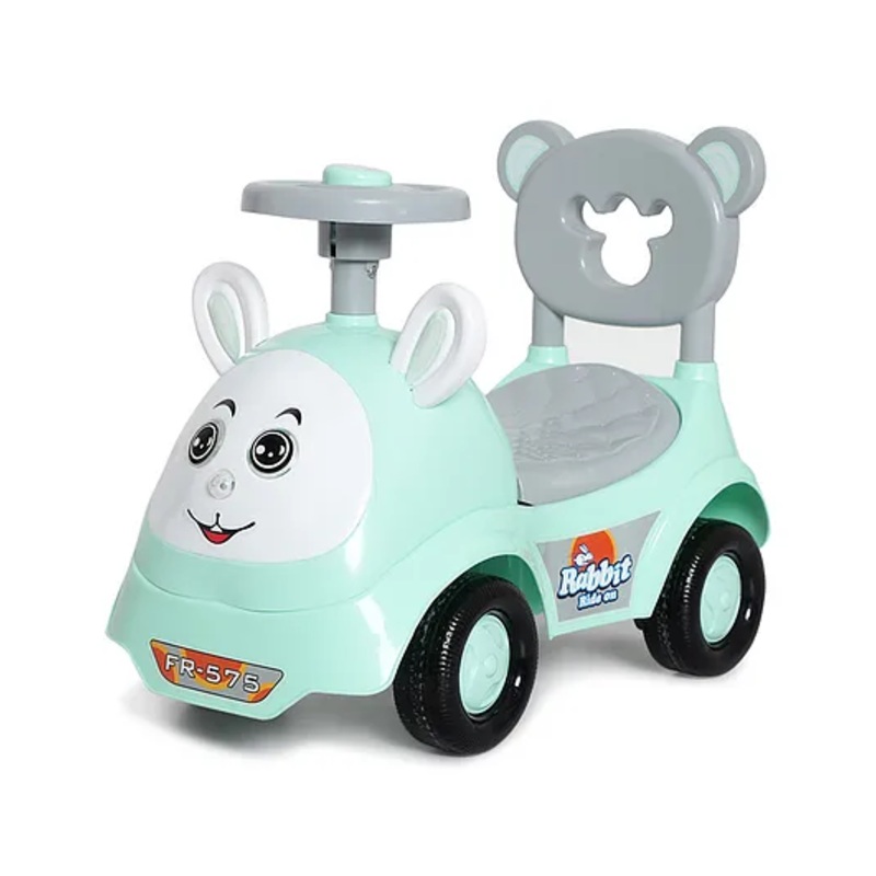 Funride Ride On Push Car With Music Horn – Green Blue