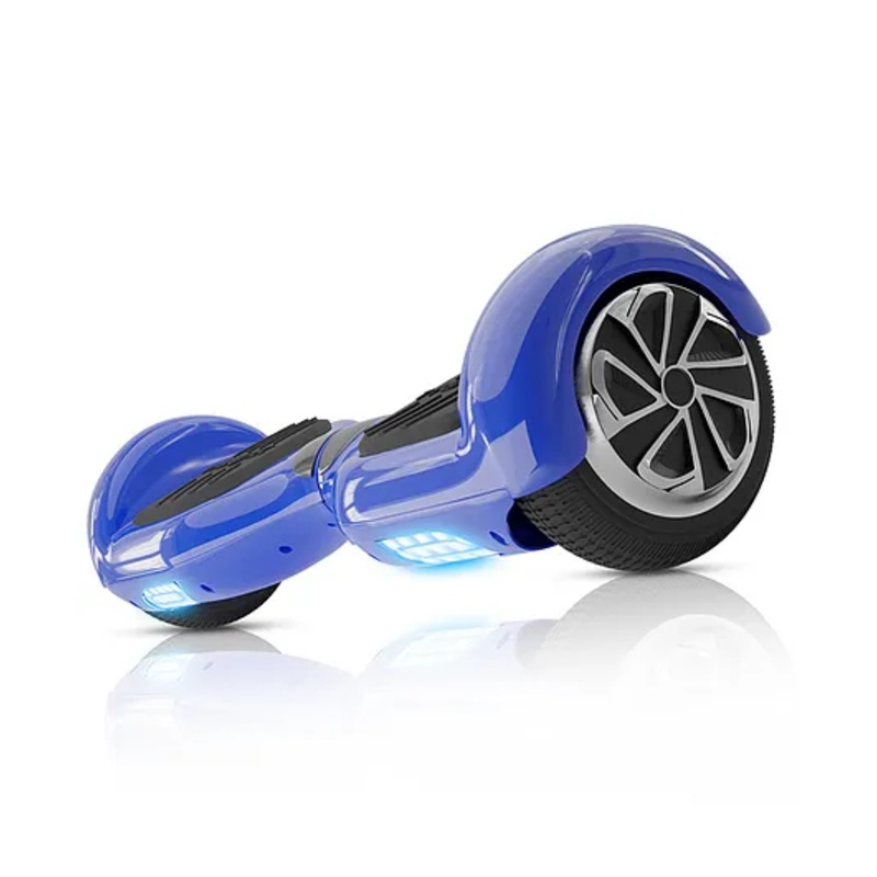 Tygatec T1 Eco Hoverboard Self-Balancing Electric Scooter 6.5 Inch for Adults and Kids with LED Light (Blue )