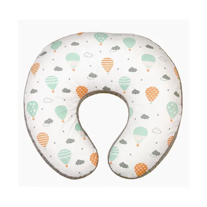 Aariro Organic Cotton Nursing Pillow Cover Hot air balloon