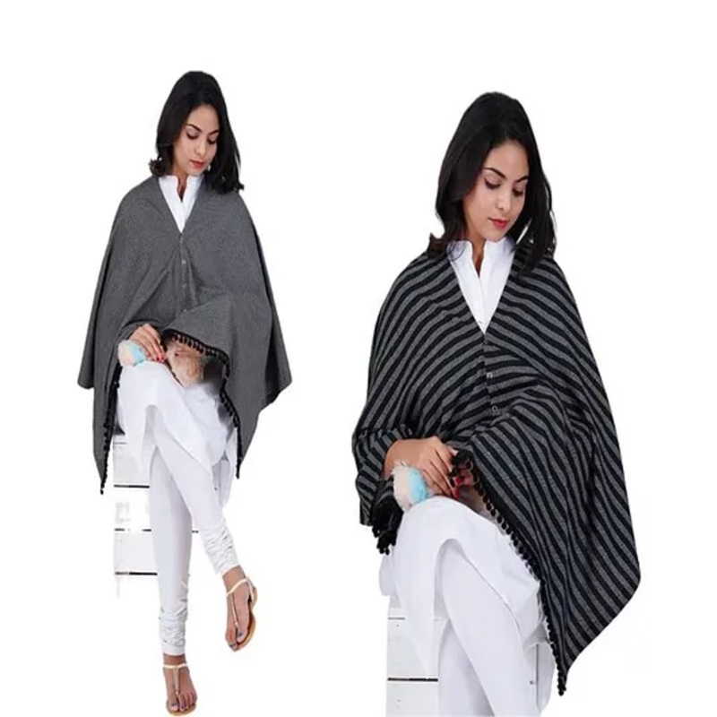 AGUILA Multi Purpose Feeding Shawl Pack Of 2 – Black-Dark Green