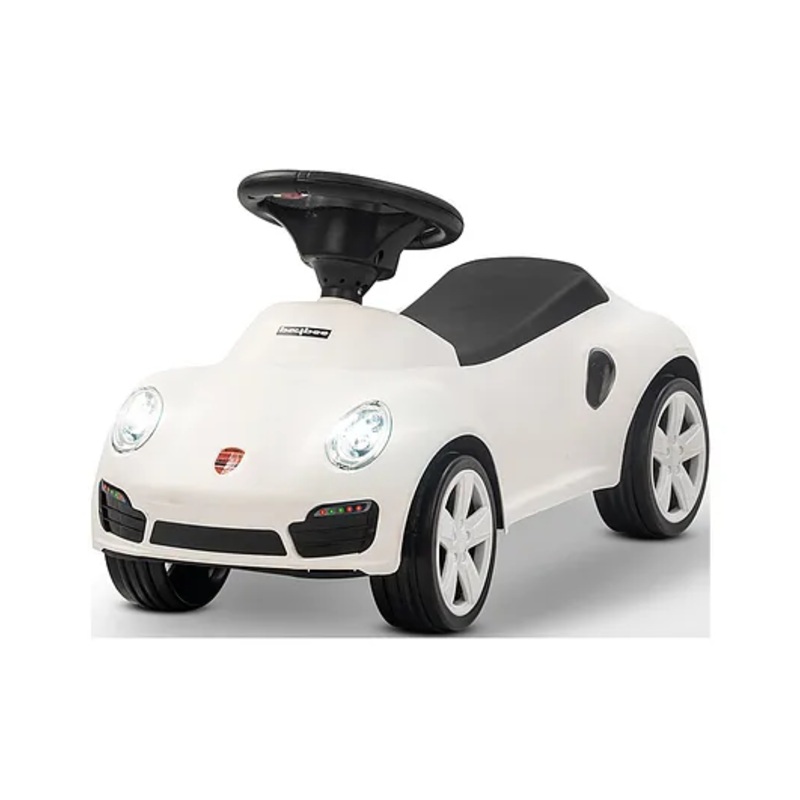 Baybee Manual Push Ride On Car With Steering Wheel Horn & Head Light  – White