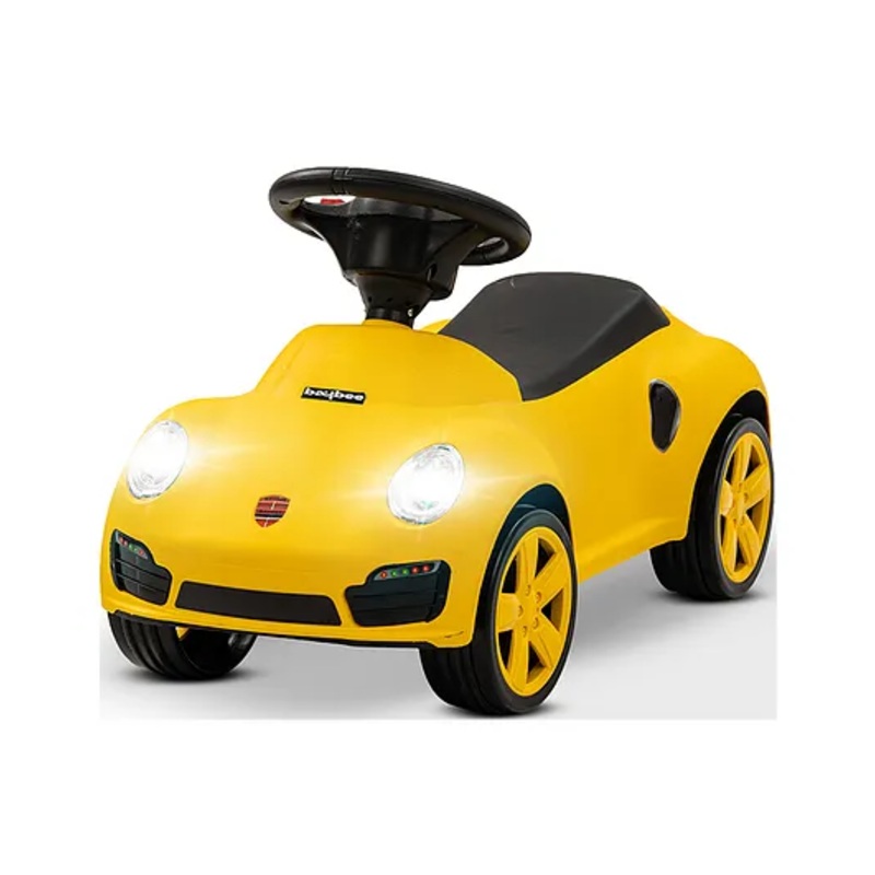 Baybee Manual Push Ride On Car With Steering Wheel With Horn & Head Light  – Yellow