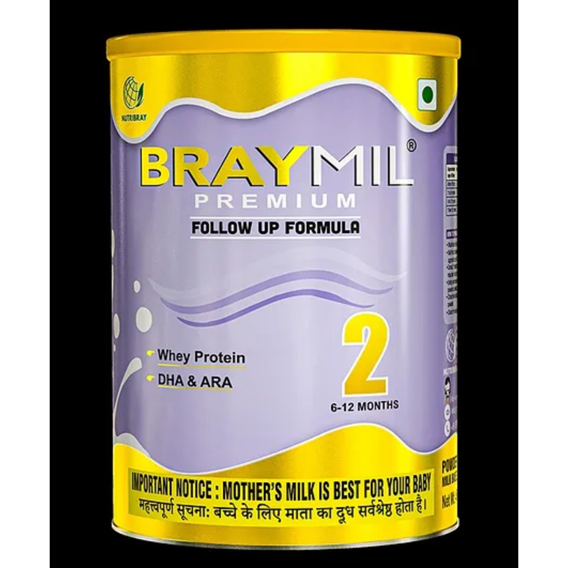 Braymil Premium 2 follow up formula stage 2 400 g Tin pack