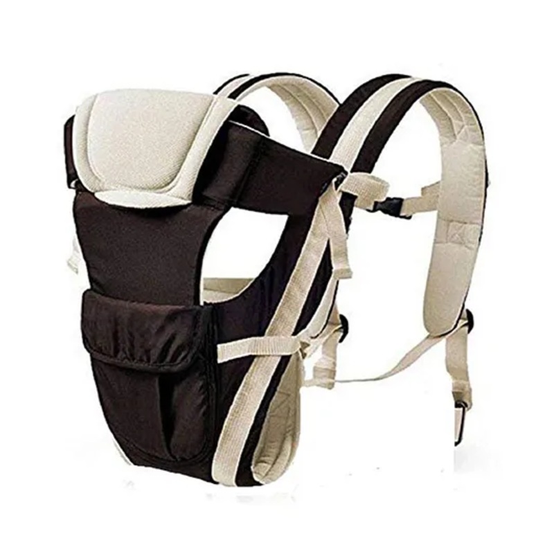 Chinmay Kids Baby Carrier Bag Adjustable Hands Free 4 in 1 Baby Baby Safety Belt Child – Brown