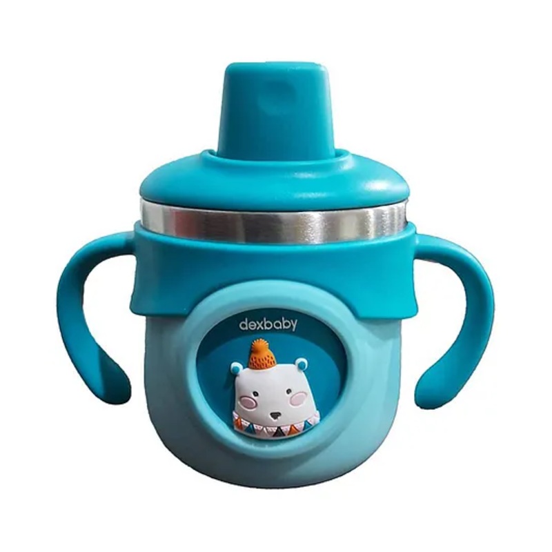 Chinmay Kids Baby Stainless Steel Milk Feeding Travel Baby Water Bottles With Straw for Kids