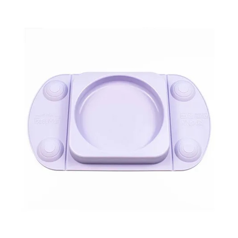 EasyTots MiniMax Mat Silicone Weaning Suction Plate – Purple