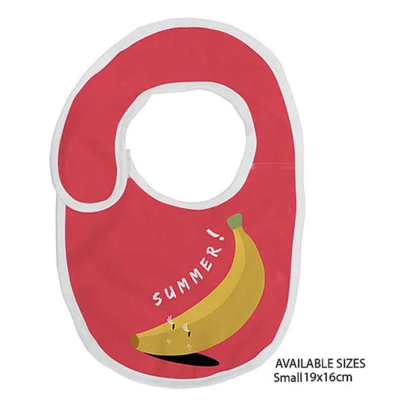 Right Gifting Digital Printed Velcro Closure Bibs – Red