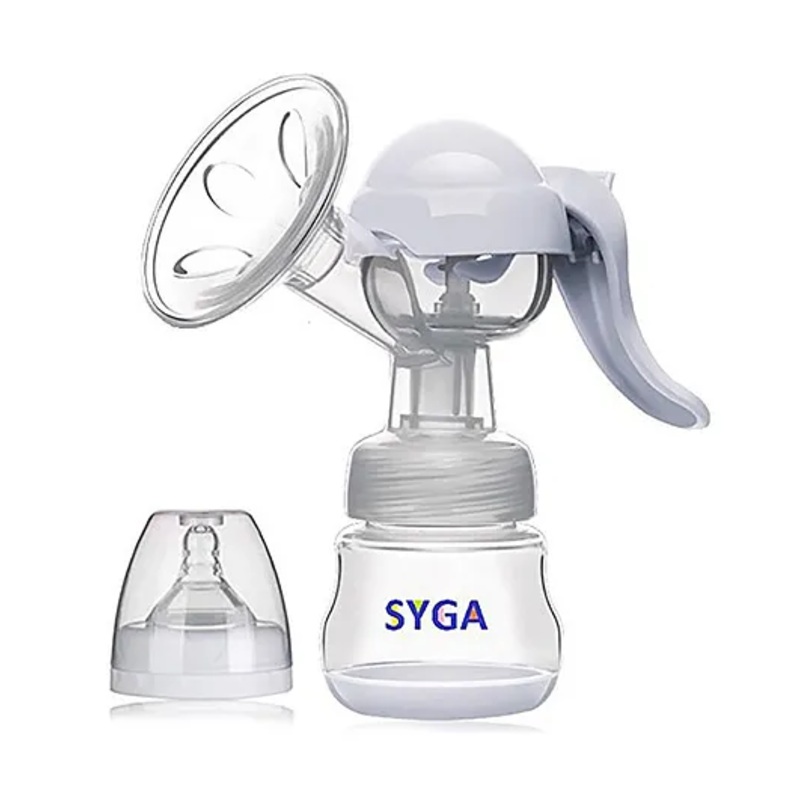 Syga Manual Breast Pump With Lid White – 150 ml