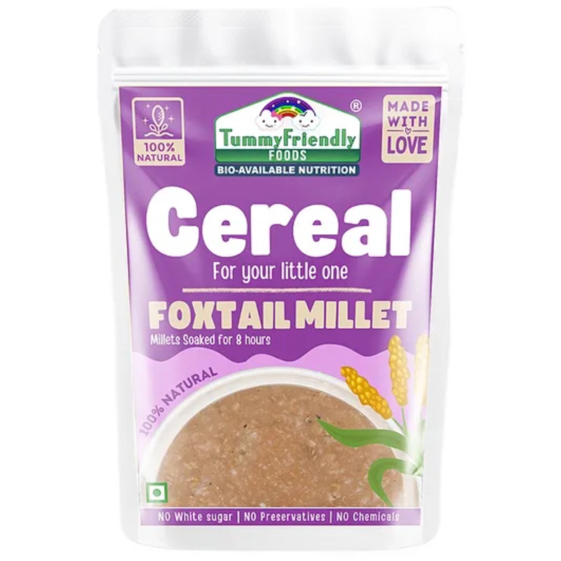 TummyFriendly Foods Foxtail Millet Cereal for Toddler kids 2 year old | Kids food for 2+ year old | Maximum Nutrition From Real Food. 100g