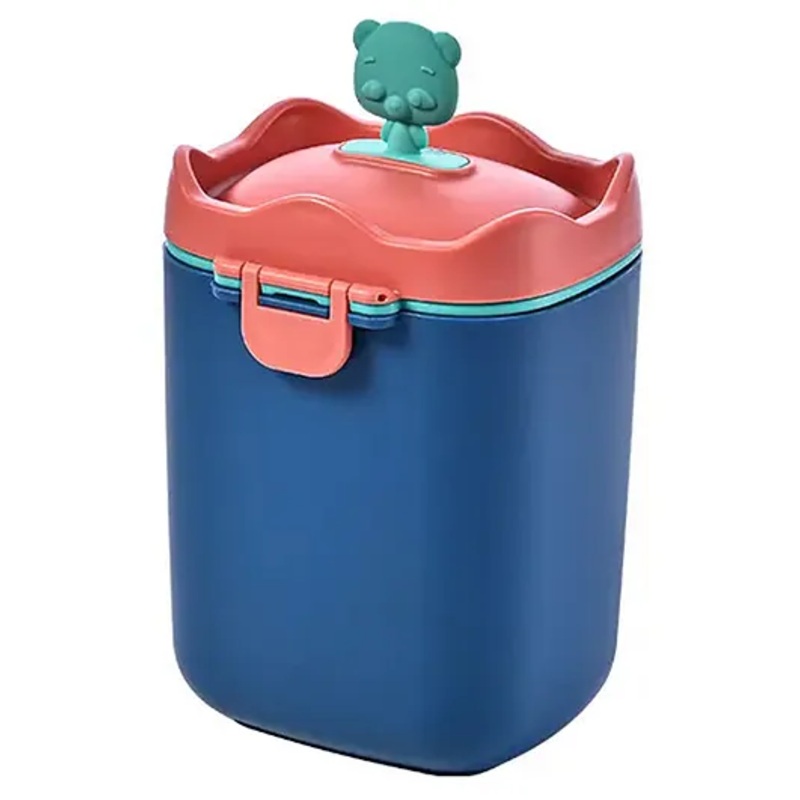 Adore Pro 3D Teddy Senior Milk Powder Container with Leveler and Scoop – 800 ml