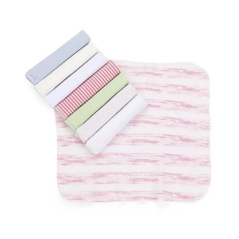 Babyhug Baby Knit Wash Cloth Pack Of 8 – Multicolor
