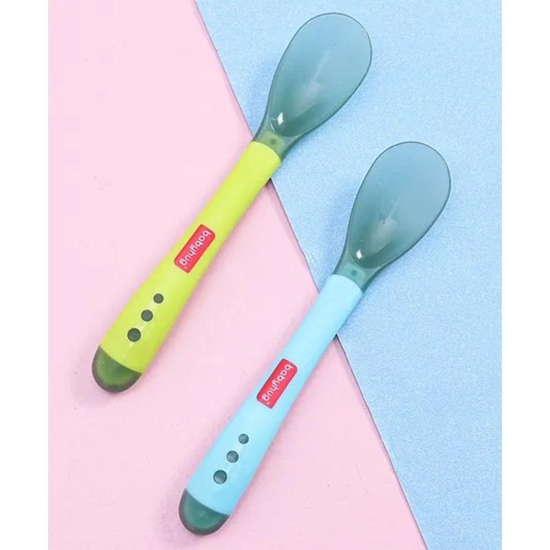 Babyhug Heat Sensitive Spoons Pack of 2 – Blue Green