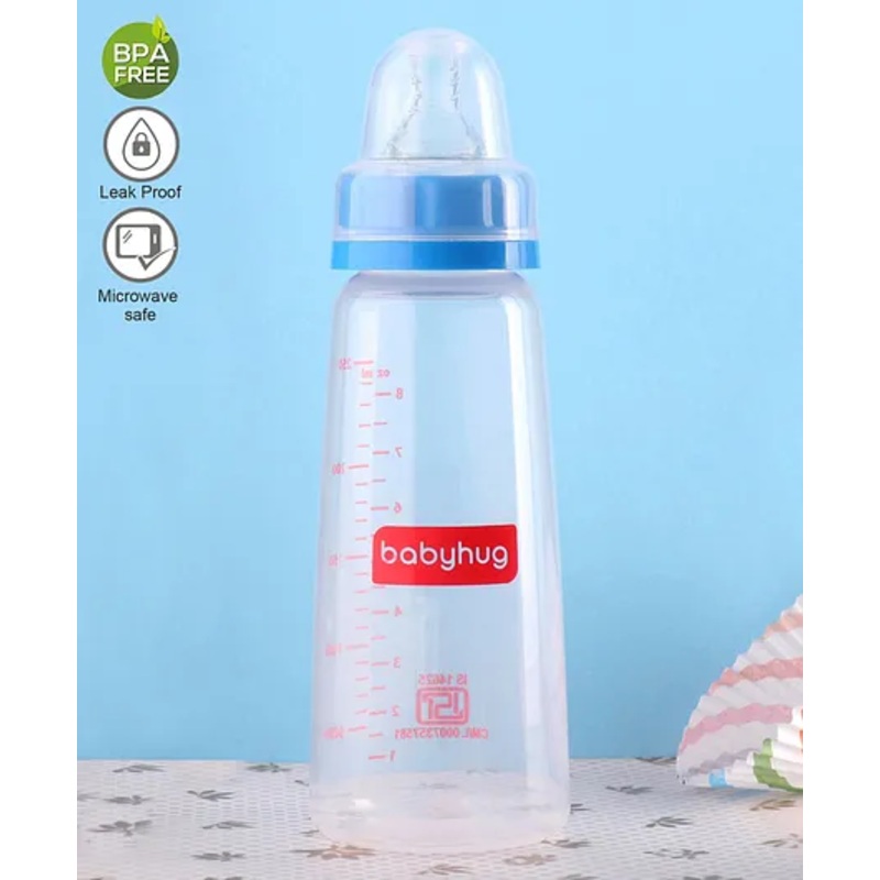 Babyhug Mountain Shape Feeding Bottle Blue – 250 ml