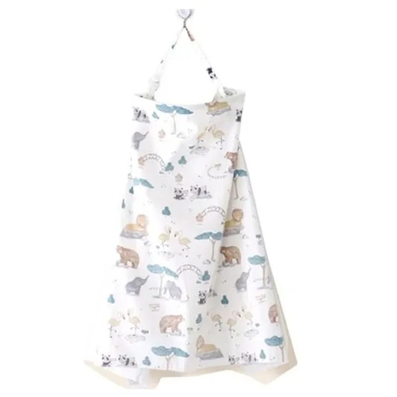 Canopy Nursing  Multi Use Cover Shopping Cart Cover Stroller Cover Infinity Scarf 360 Privacy Breastfeeding Protection Baby Shower Panda Elephant