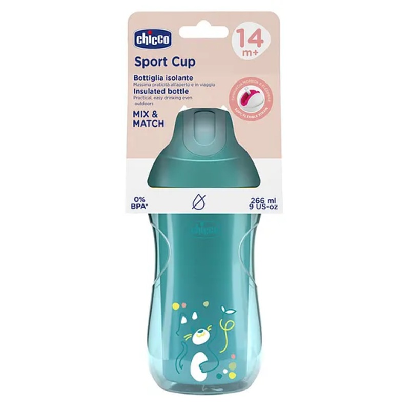 Chicco Sport Cup Teal Blue – 266 ml