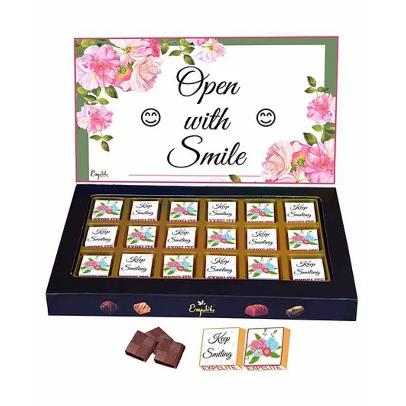 Expelite Keep Smiling Chocolate Gift Box – 300 gm