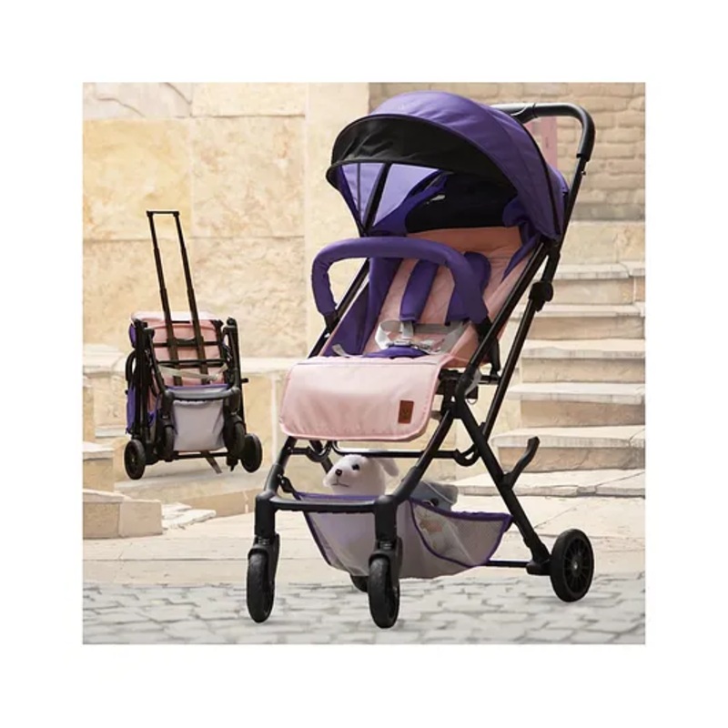 Lifelong 360 Rotation & Ergonomic Design Stroller with  Handle Adjustable Backrest – Blue