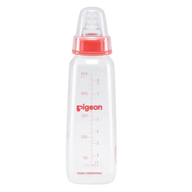 Pigeon Peristaltic Nursing Bottle Red – 240 ml