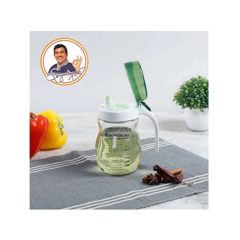 Wonderchef Oil Pourer Glass Bottle for Kitchen – 550 ml
