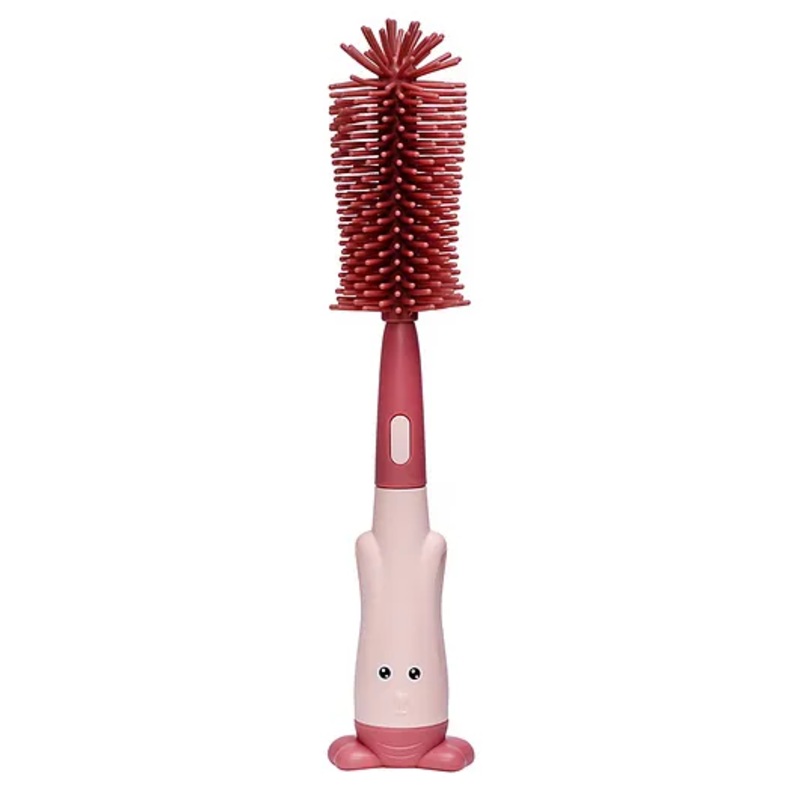 Adore The Silicone Rabbit 3 in 1 Bottle Cleaning Brush Kit – Pink