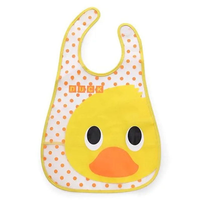 Babyhug Bib Waterproof Duck Print (Color May Vary)