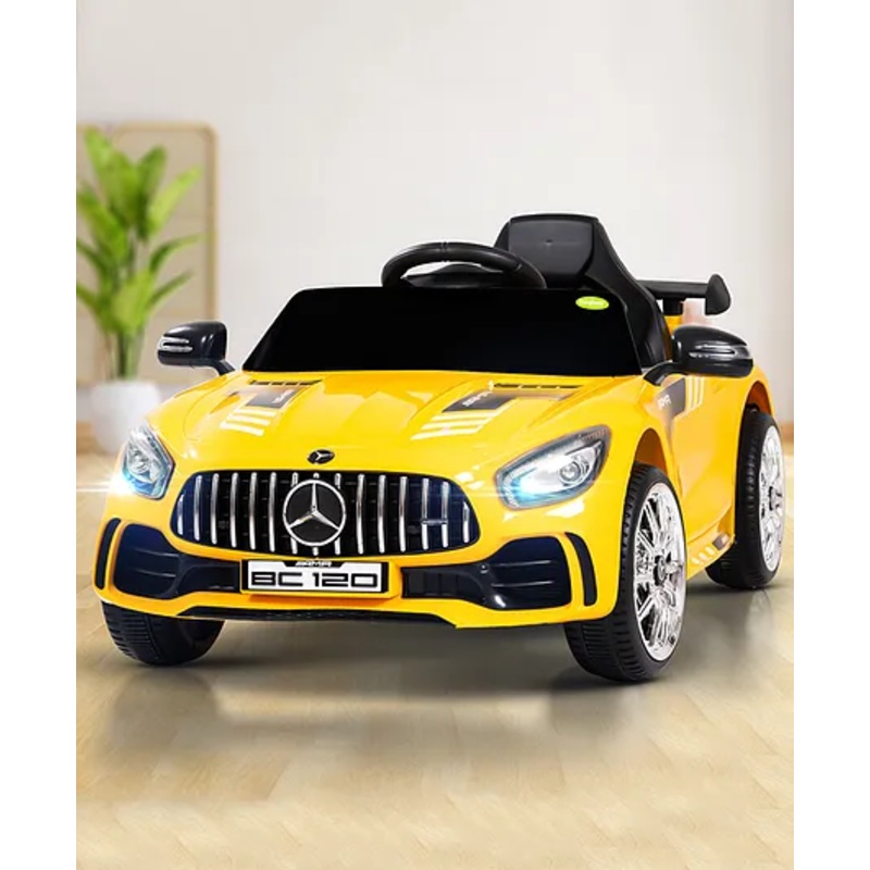 Baybee Spyder Pro Battery Operated Car for Kids, Ride on Kids Car with Music & Light, Baby Big Car Rechargeable Battery Car, Electric Car for Kids – Yellow