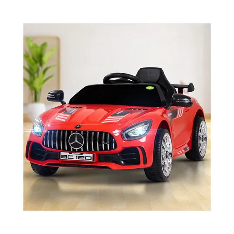Baybee Spyder Rechargeable Battery Operated Car for Kids, Ride on Toy Kids Car with Bluetooth & Music | Baby Big Electric Car | Battery Car for Kids (Red)