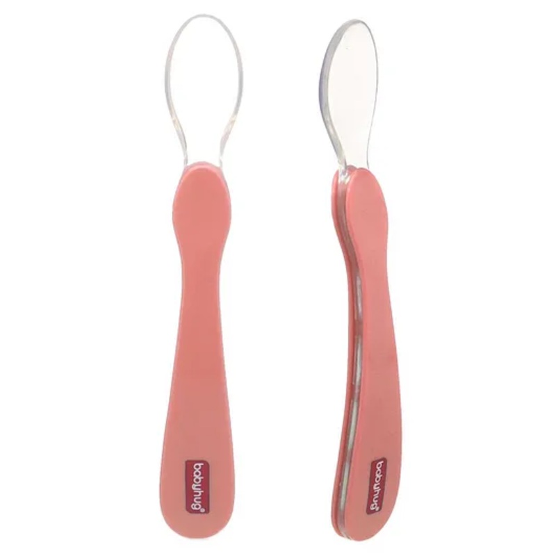 Babyhug Lumi Silicone Spoon Pack of 2 – Pink