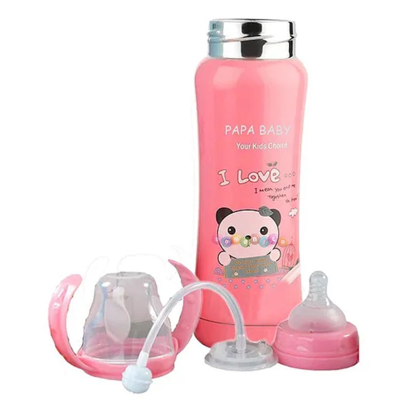 Domenico Stainless Steel Thermal Insulation Baby Feeding Bottle – 240 ml