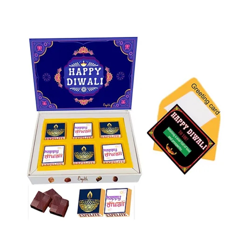 Expelite Diwali Chocolate Gift Box – 85 gm