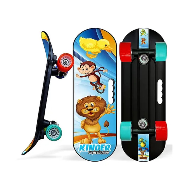 Jaspo Kinder Jungle Safari  Junior Skateboard – Multi colour