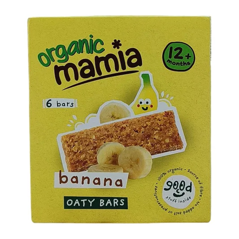 Organic Mamia Banana Oaty Bars (12m+) – 150g